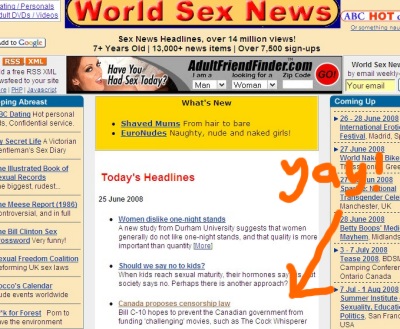 World Sex News breaking story!